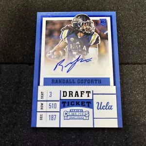 2017 Panini Contenders Draft Picks - Draft Ticket Blue Foil #287 Randall Goforth - Picture 1 of 2