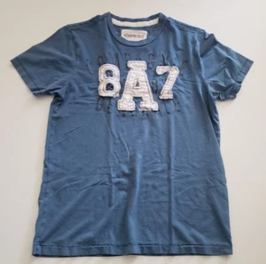 Aeropostale T-Shirt Blue Preowned Size S - Picture 1 of 3