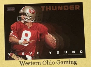 1993 Skybox Steve Young Jerry Rice #TL8 Thunder & Lightning - Picture 1 of 2