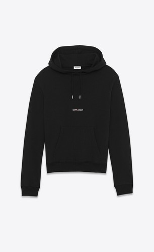 SAINT LAURENT (YSL) Felpa con cappuccio logo Saint Laurent