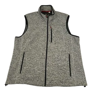 Orvis Sleeveless Sweater Full Zip Up Vest Gray Men’s Size XXL/EEG - Picture 1 of 14