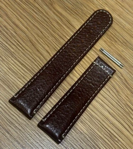 Genuine Original OEM Oris Brown Leather Watch Strap 20mm 19mm 20/19 - 07 5 20 44 - Picture 1 of 7