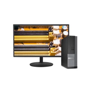 PC + Monitor Dell OptiPlex 3020 SFF i5-4590 512GB SSD 16GB Ram Radeon RX 550 - Bild 1 von 4