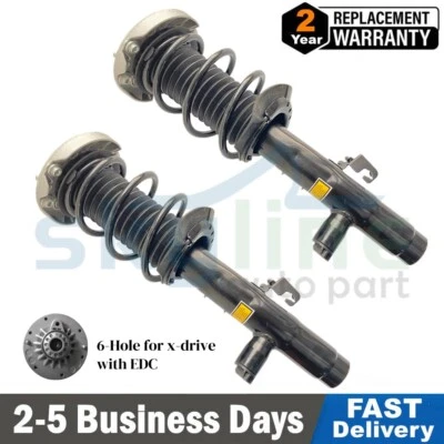 2x Front Shock Strut Assys w/EDC For BMW F30 F31 F32 328d 328i 330i 435i xDrive - Image 1 of 4