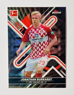 2021-22 Topps Finest Bundesliga Black Wave Jonathan Burkardt /199 - Image 1 of 2