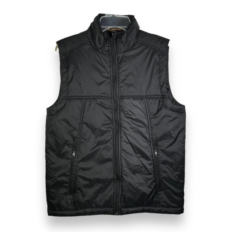 Harriton Black Puffer Vest Size Small - "Elisha - Image 1 of 4