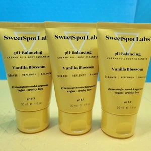 x3 SweetSpot Labs Vanilla Blossom pH-Balancing Full Body Cleanser - 1oz (Travel)