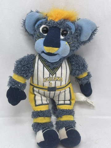 VTG Indiana Pacers Boomer Boom Baby 1999-2000 Season Mascot Tested w sound Cover