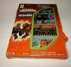 New Sealed Small Soldiers Valentines Cards and 48 Stickers 1998 DreamWorks Cleo