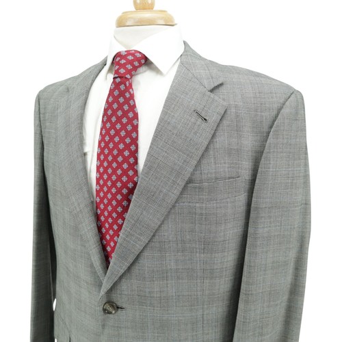 Giacca cappotto sportivo blazer overcheck blu Burberry's 100% lana grigio medio 41R