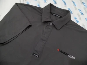 Travis Mathew Men's Size XXL GRAY Short Sleeve Golf Polo Shirt BANKERCORP - Picture 1 of 10