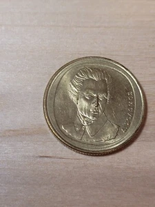 Greece 20 Drachmes coin, 2000. KM#154, copper-aluminum-nickel. Dionysios Solomos - Picture 1 of 4