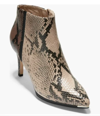 Botín Cole Haan Z5773 Serpiente Cuero Repujado Grand Ambition Arietta Talla 7 B Foto 1 de 4