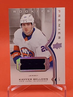 Kieffer Bellows 2020-21 Upper Deck Premier RC #91 Rookies Jersey Islanders - Image 1 of 2