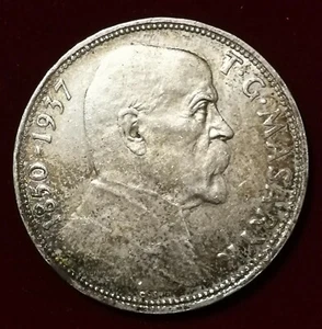 REPUBLIQUE TCHEQUE / CZECHOSLOVAKIA / Tchécoslovaquie ♦ 20 Korun 1937 SPL/AUNC - Bild 1 von 2