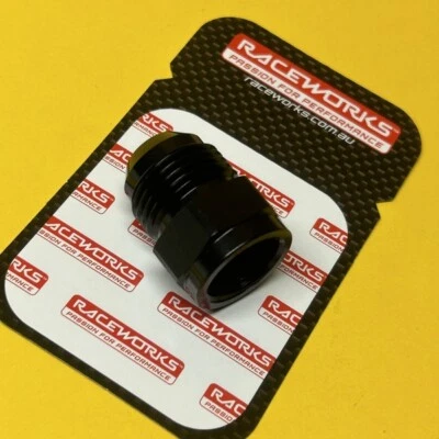 Raceworks RWF-951-08-10BK 8AN JIC to 10AN JIC Female to male expander Black - image 1 of 4