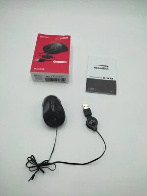 Speedlink ‎SL-610012-RD BEENIE Mobile Mouse Schwarz - Bild 1 von 4