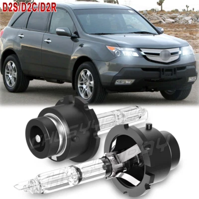 Para For  Acura MDX 2007-2013 Luces de cruce D2S Xenon HID Bombillas de faros - Image 1 of 4