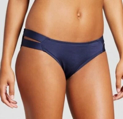 Mossimo Women's Nave Modern Double Strap BOTTOM ONLY Navy Blue Small or Medium - Image 1 of 2