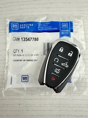 New Chevrolet Camaro Keyless Entry Remote Key Fob Transmitter W/ START 13547788 - Image 1 of 4