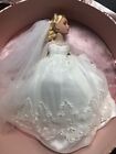 TONNER DOLL TINY KITTY COLLIER 10" BRIDE BLONDE, HAT BOX, CAMISOLE