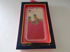 DABNEY LEE Liquid Clear Case for iPhone SE iPhone 8/7/6/6s Pineapple/Pink/Clear - Picture 1 of 8