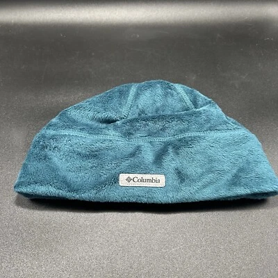 Columbia Beanie Women's Small Medium Green Fleece Thermal Lining Pullover - Image 1 of 4