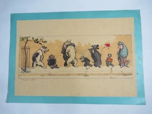 BORIS O'KLEIN (1893-1985) IMPRESIÓN PERROS SUCIOS DE PARÍS - Imagen 1 de 7