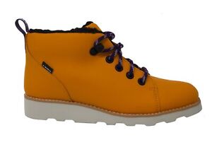 Clarks Tor Hiker K Orange Purple Leather Lace Up Kids Hiking Boots 261433377