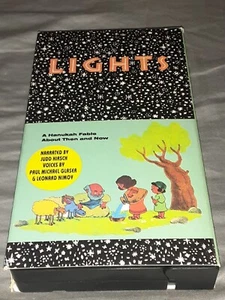 Lights A Hanukah Fable Cartoon Family Fun Leonard Nimoy VHS - Picture 1 of 6