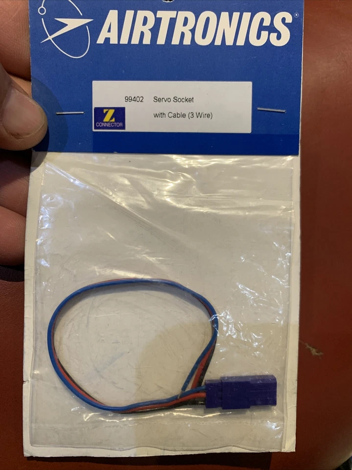 Airtronics 99402 Servo Socket with Cable 3 Wire New - Image 1 of 4
