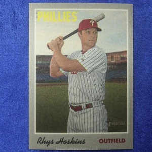 2019 Topps Heritage #12: Rhys Hoskins [Clothe] (INS-13) - Picture 1 of 1