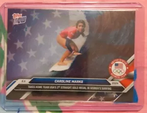 Caroline Marks 2024 Topps Now. #3/24. Surfing Gold Medal. - Picture 1 of 3