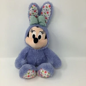 Disney Collection Minnie Mouse Purple 2020 Easter Bunny Rabbit Floral Ears Feet - Picture 1 of 11
