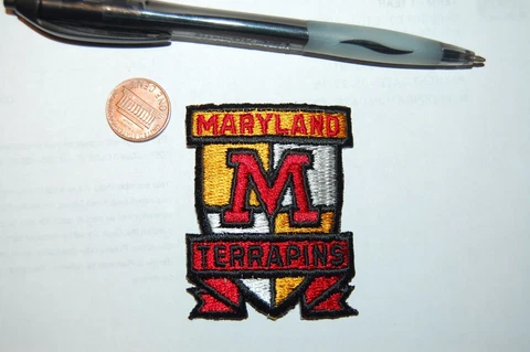 Maryland Terrapins "TERPS" 2 3/8" Banner Logo Patch College Cover