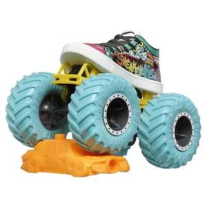 Hot Wheels Monster Trucks Sneakerhead Freestyle Wreckers Kid Diecast Model HTM34 - Picture 1 of 6