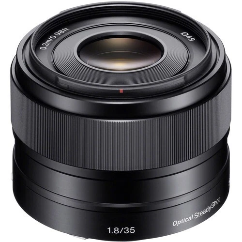 (Open Box) Sony SEL 35mm F/1.8 OSS Fast Prime Wide Angle E-Mount Lens - Image 1 of 2