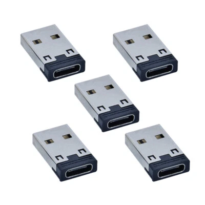 Cablecy 5pcs/lot USB-C Type C Female to USB 2.0 A Male 480Mb Data Power Adapter - Image 1 of 4