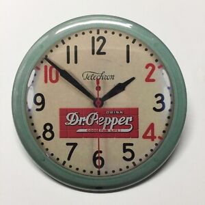 Dr. Pepper Advertising Clock Fridge Magnet Vintage Style