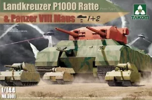 Takom TAK3001 - 1:144 Landcruiser P1000 Rat (Proto Type) & Tank - New - Picture 1 of 1