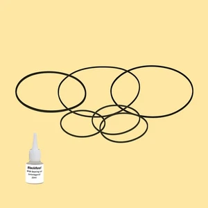 Riemen Öl = Kit 5 für Pioneer XR-P 460 R Compact System - Picture 1 of 7