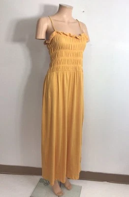 H&M Smocked Maxi Dress Womens Small - Image 1 of 4