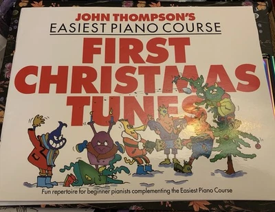 John Thompson Easiest Piano Course First Christmas Tunes Beginners hardly used - Image 1 of 4