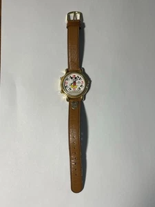 Vintage Lorus Disney Mickey Musical Watch V4220010 Gold Tone UNTESTED - Bild 1 von 15