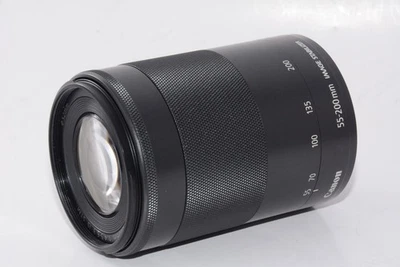 [Exc+5]Canon EF-M 55-200mm f/4.5-6.3 IS STM Lens From JAPAN #j10792 - image 1 of 4