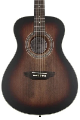 Luna Art Vintage Folk, Left-Handed Acoustic Guitar - Distressed Vintage - Image 1 of 4