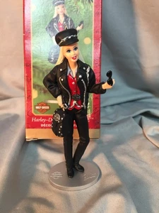 Hallmark Keepsake Barbie Harley Davidson Christmas Ornament 1999 NEW - Picture 1 of 6