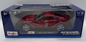 Maisto 2014 Corvette Stingray 1:18 Special Edition Die-Cast Auto Neu in OVP - Bild 1 von 7