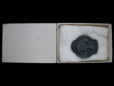 TH09110 *NOS* VINTAGE 1984 **MINGO, IA COMMUNITY CENTENNIAL** HEBILLA DE CINTURÓN Foto 1 de 3