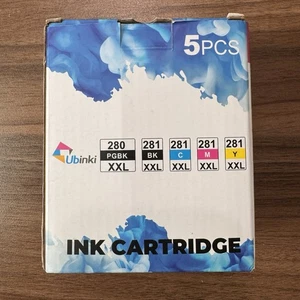Ink Cartridge for Canon PGI-280 XXL CLI-281XXL PIXMA TS6120 TS6220 TS9520 TS8120 - Picture 1 of 5